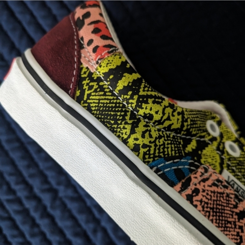 Vans Era Patchwork Leopard Snake Women 5.5 VNOA4BV401R Multicolor 052025 - Picture 4 of 8